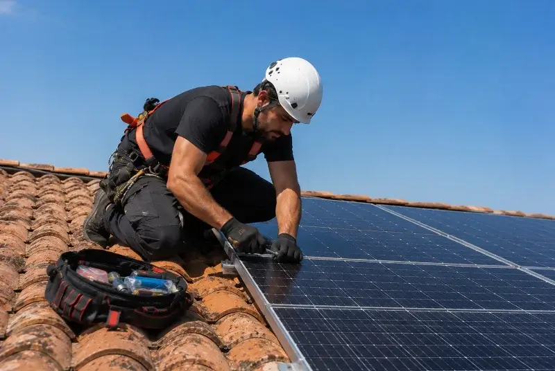Maintenance et monitoring de panneaux solaires à Verteillac