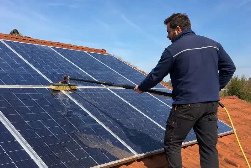 Nettoyage et entretien de panneaux solaires à Verteillac